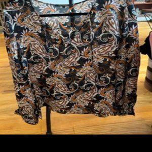 Kobi Halperin paisley blouse size M